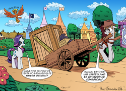 Size: 1024x740 | Tagged: safe, artist:pony-berserker, rarity, g4, comic, spanish, translation, translator:the-luna-fan