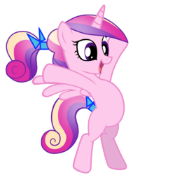 Size: 2000x2000 | Tagged: safe, artist:ispincharles, princess cadance, alicorn, pony, g4, putting your hoof down, bipedal, cute, cutedance, female, high res, horn, simple background, solo, spread wings, teen princess cadance, teenager, transparent background, vector, wings, young, young cadance, younger