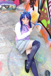 Size: 1024x1536 | Tagged: safe, artist:amaicherry, twilight sparkle, human, g4, cosplay, irl, irl human, photo