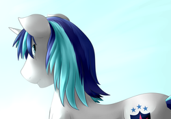 Size: 1600x1111 | Tagged: safe, artist:sourspot, shining armor, g4, looking back, male, solo