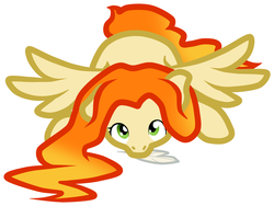 Size: 1521x1143 | Tagged: safe, artist:furrgroup, oc, oc only, oc:feather, pony, feather, simple background, solo, white background