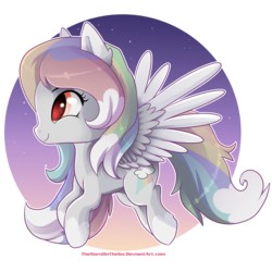Size: 2600x2600 | Tagged: safe, artist:thenornonthego, oc, oc only, oc:cloudy hues, pegasus, pony, female, flying, high res, mare, solo