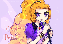 Size: 1024x724 | Tagged: safe, artist:c-minded, adagio dazzle, equestria girls, g4, my little pony equestria girls: rainbow rocks, female, solo