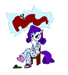 Size: 770x850 | Tagged: safe, artist:ganusel, rarity, anthro, plantigrade anthro, g4, ambiguous facial structure, clothes, sandals, socks