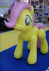 Size: 653x957 | Tagged: safe, fluttershy, g4, bootleg, hongyi, inflatable, inflatable toy, irl, photo, pool toy, solo