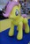 Size: 653x957 | Tagged: safe, fluttershy, earth pony, inflatable pony, g4, bootleg, earth pony fluttershy, female, hongyi, indoors, inflatable, inflatable earth pony, inflatable toy, irl, mare, opaque inflatable, photo, pool toy, race swap, solo, standing