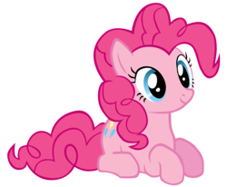 Size: 5000x4122 | Tagged: safe, artist:abadcookie, pinkie pie, g4, absurd resolution, female, simple background, solo, transparent background, vector