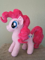 Size: 600x800 | Tagged: safe, artist:equestriaplush, pinkie pie, g4, customized toy, irl, photo, plushie, solo