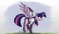 Size: 2000x1173 | Tagged: safe, artist:ncmares, part of a set, twilight sparkle, alicorn, pony, g4, american football, clothes, female, indianapolis colts, jersey, mare, nfl, shirt, solo, spread wings, super bowl, super bowl xlix, twilight sparkle (alicorn)