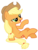 Size: 3000x4000 | Tagged: safe, artist:reginault, applejack, earth pony, pony, fall weather friends, g4, female, high res, simple background, sitting, solo, transparent background, vector