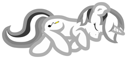 Size: 1227x567 | Tagged: safe, artist:furrgroup, oc, oc only, oc:drawn chords, pony, unicorn, simple background, sleeping, solo, white background