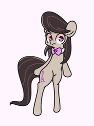 Size: 1500x2000 | Tagged: safe, artist:turtlefarminguy, octavia melody, earth pony, pony, g4, bipedal, female, simple background, solo