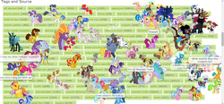 Size: 1366x635 | Tagged: safe, screencap, desktop ponies, exploitable meme, meme, meta, tags