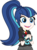 Size: 602x820 | Tagged: safe, artist:alkonium, artist:ambassad0r, vector edit, shining armor, sonata dusk, equestria girls, g4, gleaming shield, recolor, rule 63, shining sonata, simple background, smiling, solo, transparent background, vector