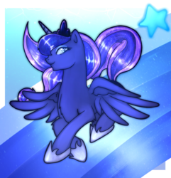 Size: 1024x1063 | Tagged: safe, artist:putt125, princess luna, g4, female, solo