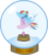 Size: 3000x3399 | Tagged: safe, artist:kiwi, rainbow dash, pegasus, pony, g4, alternate hairstyle, ballerina, ballet, clothes, crack, cute, female, grimcute, high res, hilarious in hindsight, mare, rainbowrina, simple background, snow globe, solo, transparent background, trapped