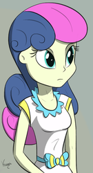 Size: 648x1200 | Tagged: safe, artist:varemia, bon bon, sweetie drops, equestria girls, g4, female, solo