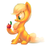 Size: 1621x1481 | Tagged: safe, artist:erudier, applejack, worm, g4, apple, female, solo, that pony sure does love apples