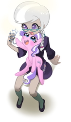 Size: 700x1200 | Tagged: safe, artist:quizia, diamond tiara, silver spoon, earth pony, pony, equestria girls, g4, adorabullies, blushing, colored pupils, cute, diamondbetes, equestria girls-ified, female, filly, open mouth, quizia is trying to murder us, silverbetes, sitting, smiling