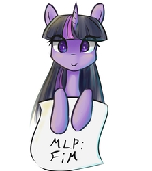 Size: 2500x2800 | Tagged: safe, artist:burnoid096, twilight sparkle, pony, g4, female, high res, looking at you, smiling, solo