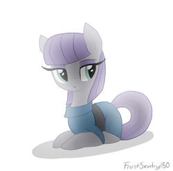 Size: 960x943 | Tagged: safe, artist:frostsentry150, maud pie, g4, clothes, female, simple background, solo, white background