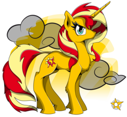 Size: 2685x2468 | Tagged: safe, artist:amberpendant, sunset shimmer, pony, unicorn, g4, female, high res, solo