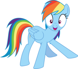 Size: 8016x7126 | Tagged: safe, artist:geometrymathalgebra, rainbow dash, g4, .svg available, absurd resolution, backwards cutie mark, female, simple background, solo, transparent background, vector