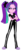 Size: 988x2284 | Tagged: safe, artist:multilazyazz23, aria blaze, equestria girls, g4, cross of st peter, female, inverted cross, movie, pastel goth, solo