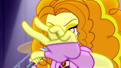 Size: 480x270 | Tagged: safe, screencap, adagio dazzle, equestria girls, g4, my little pony equestria girls: rainbow rocks, animated, female, solo, these are not the droids you're looking for