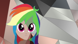 Size: 1920x1080 | Tagged: safe, artist:thelastgherkin, rainbow dash, equestria girls, g4, gotye, parody, somebody that i used to know