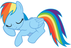 Size: 9000x6000 | Tagged: safe, artist:sapphire-beauty0, rainbow dash, g4, absurd resolution, cute, eyes closed, female, prone, simple background, sleeping, smiling, solo, svg, transparent background, vector