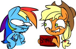 Size: 1330x866 | Tagged: safe, artist:mushroomcookiebear, applejack, rainbow dash, pony, g4, duo, scrabble