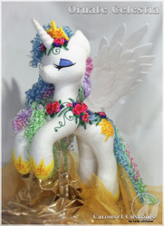 Size: 700x967 | Tagged: safe, artist:ladylittlefox, princess celestia, g4, irl, photo, plushie