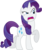 Size: 4646x5500 | Tagged: safe, artist:theshadowstone, rarity, pony, unicorn, g4, absurd resolution, female, mare, simple background, solo, transparent background, vector