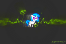 Size: 1800x1200 | Tagged: safe, artist:cappydarn, dj pon-3, vinyl scratch, g4, female, solo