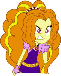 Size: 6414x7892 | Tagged: safe, artist:mit-boy, adagio dazzle, equestria girls, g4, my little pony equestria girls: rainbow rocks, absurd resolution, angry, angrygio, frustrated, shut up, simple background, slit throat gesture, solo, transparent background, vector