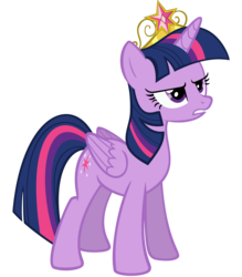 Size: 7168x8192 | Tagged: safe, artist:dacowta, twilight sparkle, alicorn, pony, g4, absurd resolution, female, folded wings, mare, simple background, solo, transparent background, twilight sparkle (alicorn), vector