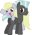 Size: 1422x1568 | Tagged: safe, artist:mythogamer, derpy hooves, thunderlane, pegasus, pony, g4, derpylane, female, male, mare, shipping, simple background, stallion, straight, thunderplane, transparent background, vector