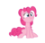 Size: 5250x5012 | Tagged: safe, artist:geonine, pinkie pie, g4, absurd resolution, c:, cute, diapinkes, faic, female, simple background, sitting, smiling, solo, transparent background, vector