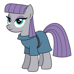 Size: 5100x5100 | Tagged: safe, artist:drawponies, maud pie, earth pony, pony, g4, absurd resolution, clothes, female, mare, simple background, solo, transparent background, vector