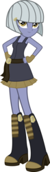 Size: 4500x15507 | Tagged: safe, artist:reitanna-seishin, limestone pie, equestria girls, g4, absurd resolution, belt, boots, clothes, female, high heel boots, shirt, shoes, simple background, skirt, sleeveless, solo, transparent background