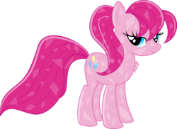 Size: 3072x2232 | Tagged: safe, artist:qcryzzy, pinkie pie, g4, crystallized, female, simple background, solo, transparent background, vector