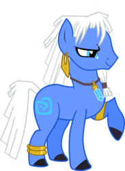 Size: 2000x2734 | Tagged: safe, artist:sadlylover, pony, atlantis: the lost empire, disney, kida, ponified, simple background, solo, transparent background, vector