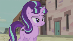 Size: 640x360 | Tagged: safe, screencap, starlight glimmer, g4, season 5, the cutie map, animated, equal cutie mark, female, nodding, s5 starlight, smiling, solo, when she smiles, youtube link