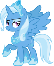 Size: 1485x1803 | Tagged: safe, artist:strawberry-pannycake, trixie, alicorn, pony, g4, .svg available, alicornified, crown, female, jewelry, mare, peytral, princess, princess of humility, race swap, regalia, simple background, solo, svg, transparent background, trixiecorn, vector