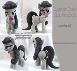 Size: 2000x1846 | Tagged: safe, artist:doublebackstitcharts, octavia melody, g4, butt, irl, photo, plot, plushie, solo