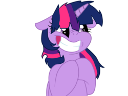 Size: 800x600 | Tagged: safe, artist:sofilut, twilight sparkle, g4, female, grin, solo, twilight snapple