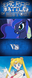 Size: 420x1024 | Tagged: safe, princess luna, g4, crossover, epic rap battles of history, lyrics in the comments, sailor moon (series), tsukino usagi