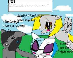 Size: 970x772 | Tagged: safe, derpy hooves, dj pon-3, octavia melody, vinyl scratch, pegasus, pony, g4, 1000 hours in ms paint, female, lesbian, mare, ms paint, ship:scratchtavia, shipping