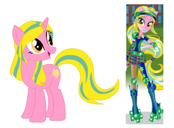 Size: 602x444 | Tagged: safe, artist:berrypunchrules, lemon zest, pony, unicorn, equestria girls, g4, my little pony equestria girls: friendship games, equestria girls ponified, ponified